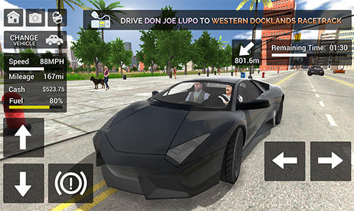 Full version of Android apk app Gangster crime car simulator for tablet and phone.