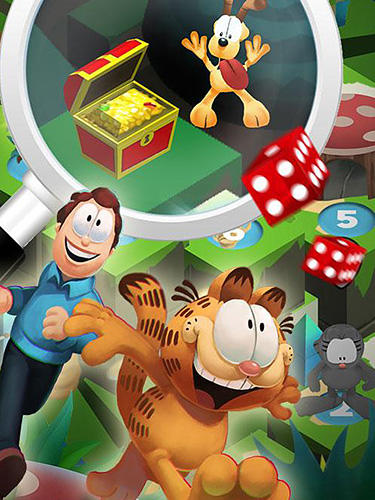Full version of Android apk app Garfield dice rush for tablet and phone.