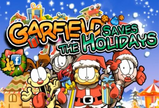 Download Garfield saves the holidays Android free game.