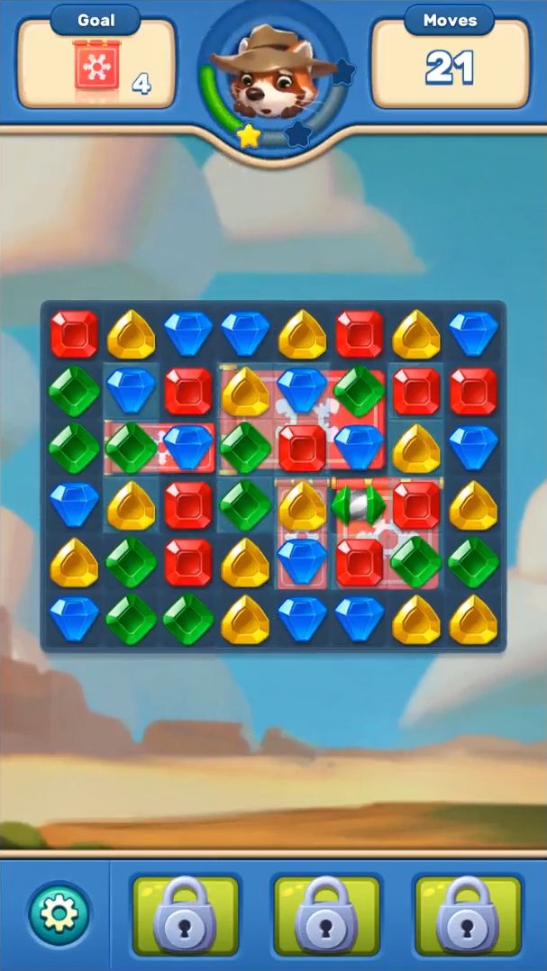 Full version of Android apk app Gems Matcher - Match 3 Game for tablet and phone.