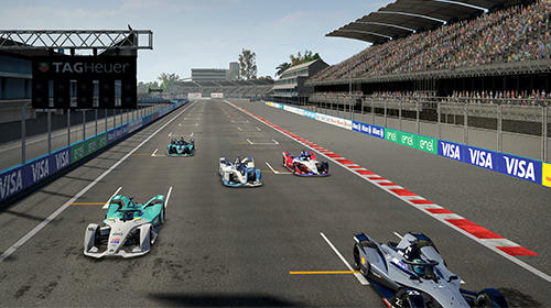 Full version of Android apk app Ghost racing: Formula E for tablet and phone.