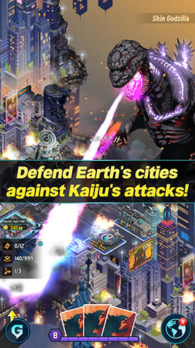 Full version of Android apk app Godzilla defense force for tablet and phone.