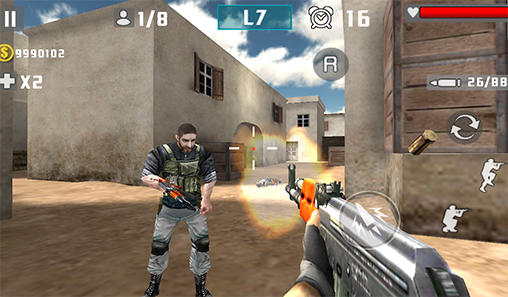 Full version of Android apk app Gun shot fire war for tablet and phone.