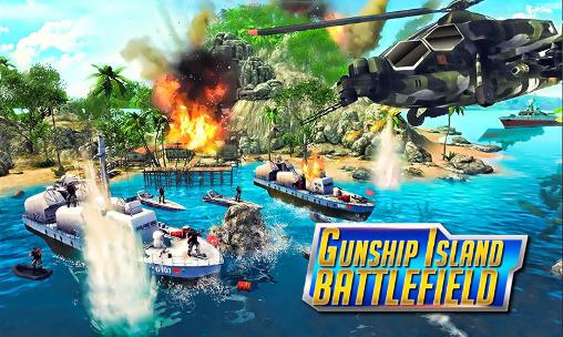Full version of Android 3D game apk Gunship island battlefield for tablet and phone.