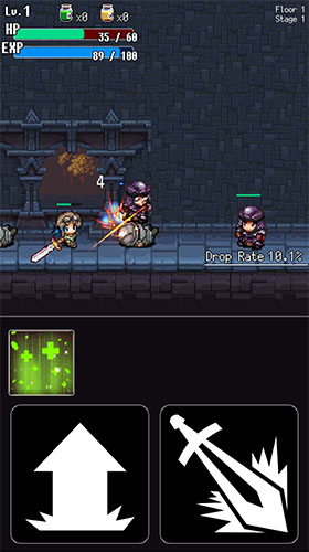 Full version of Android apk app Hack and slash hero: Pixel action RPG for tablet and phone.