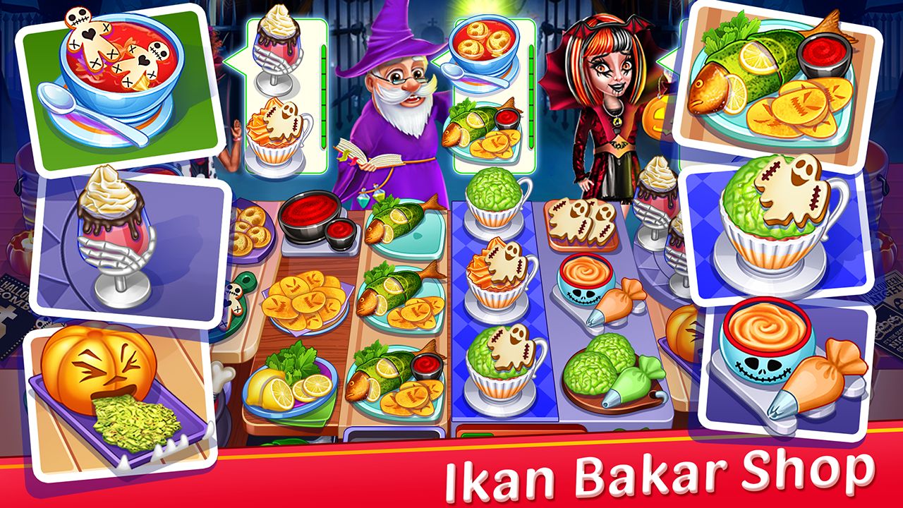 Full version of Android apk app Halloween Cooking Games for tablet and phone.