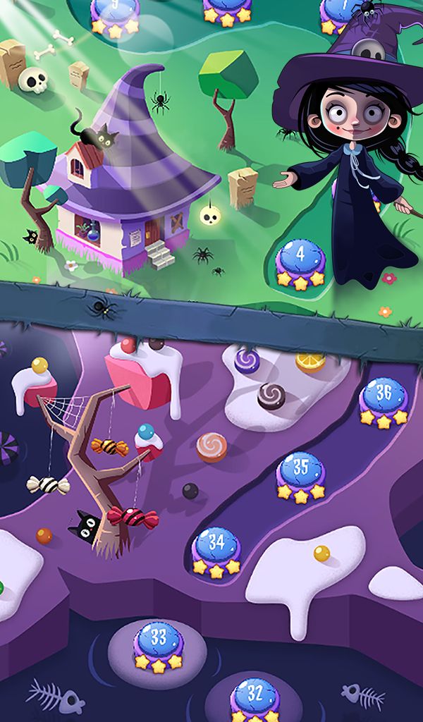 Full version of Android apk app Halloween Match for tablet and phone.