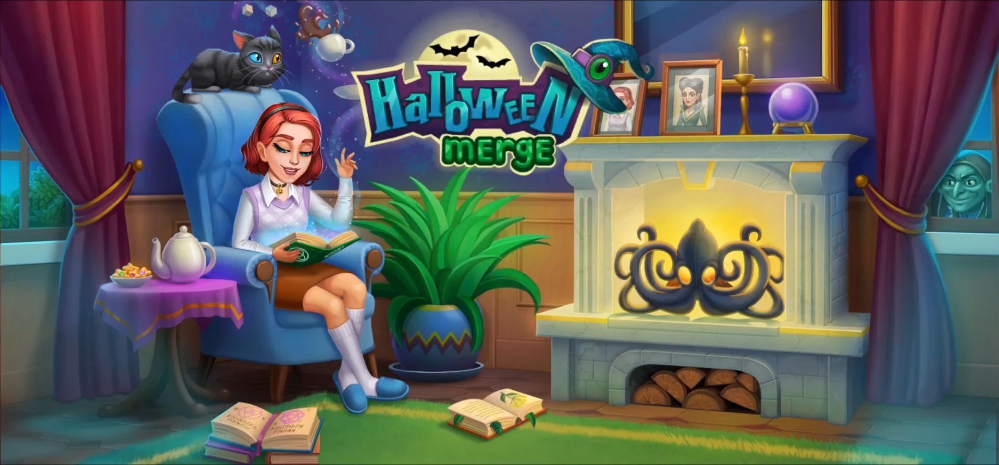 Full version of Android apk app Halloween Merge: House Design for tablet and phone.