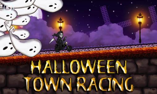 Download Halloween town racing Android free game.