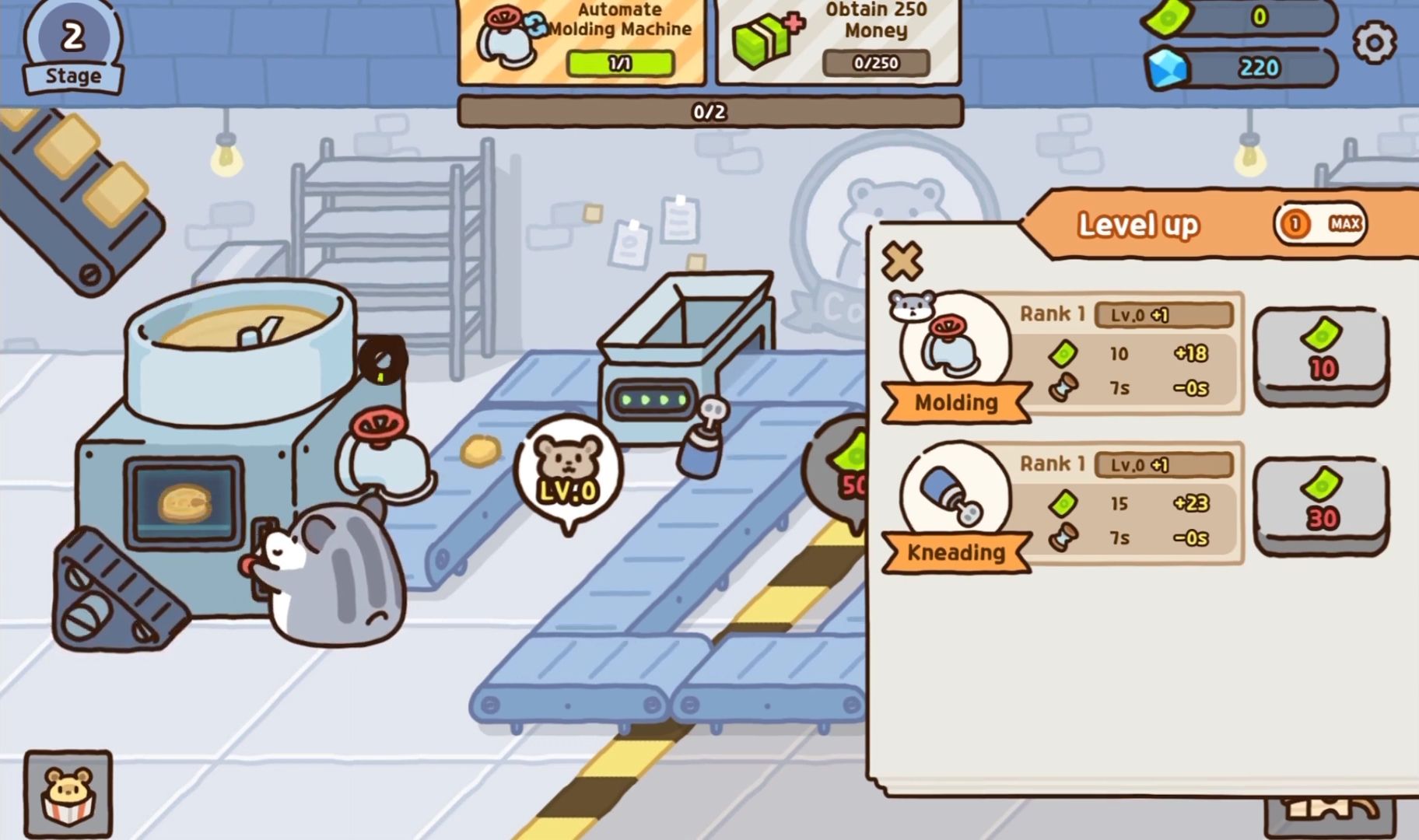 Full version of Android apk app Hamster Cookie Factory - Tycoon Game for tablet and phone.