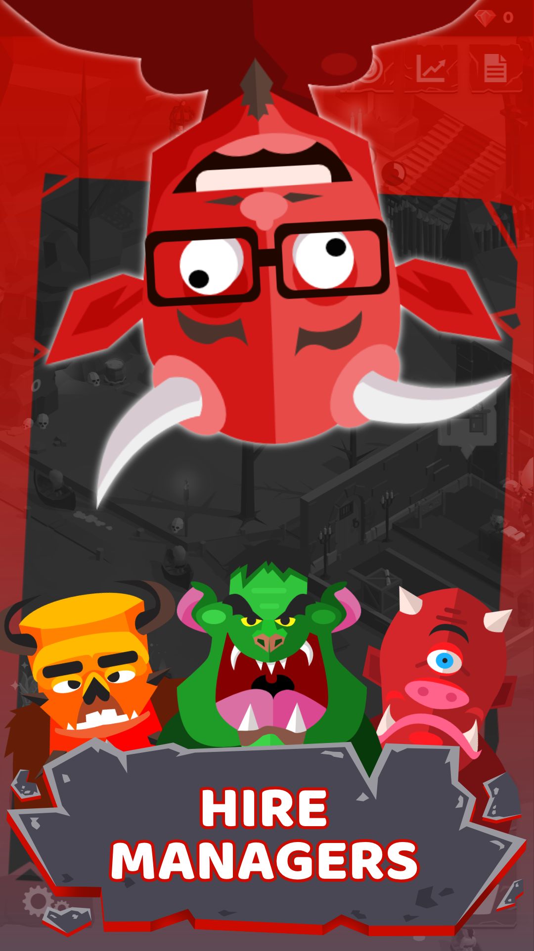 Full version of Android apk app Hell: Idle Evil Tycoon Sim for tablet and phone.