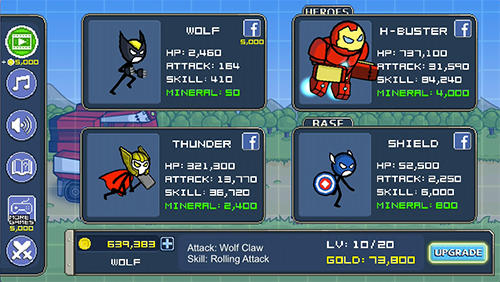 Full version of Android apk app Heroes wars: Super stickman defense for tablet and phone.