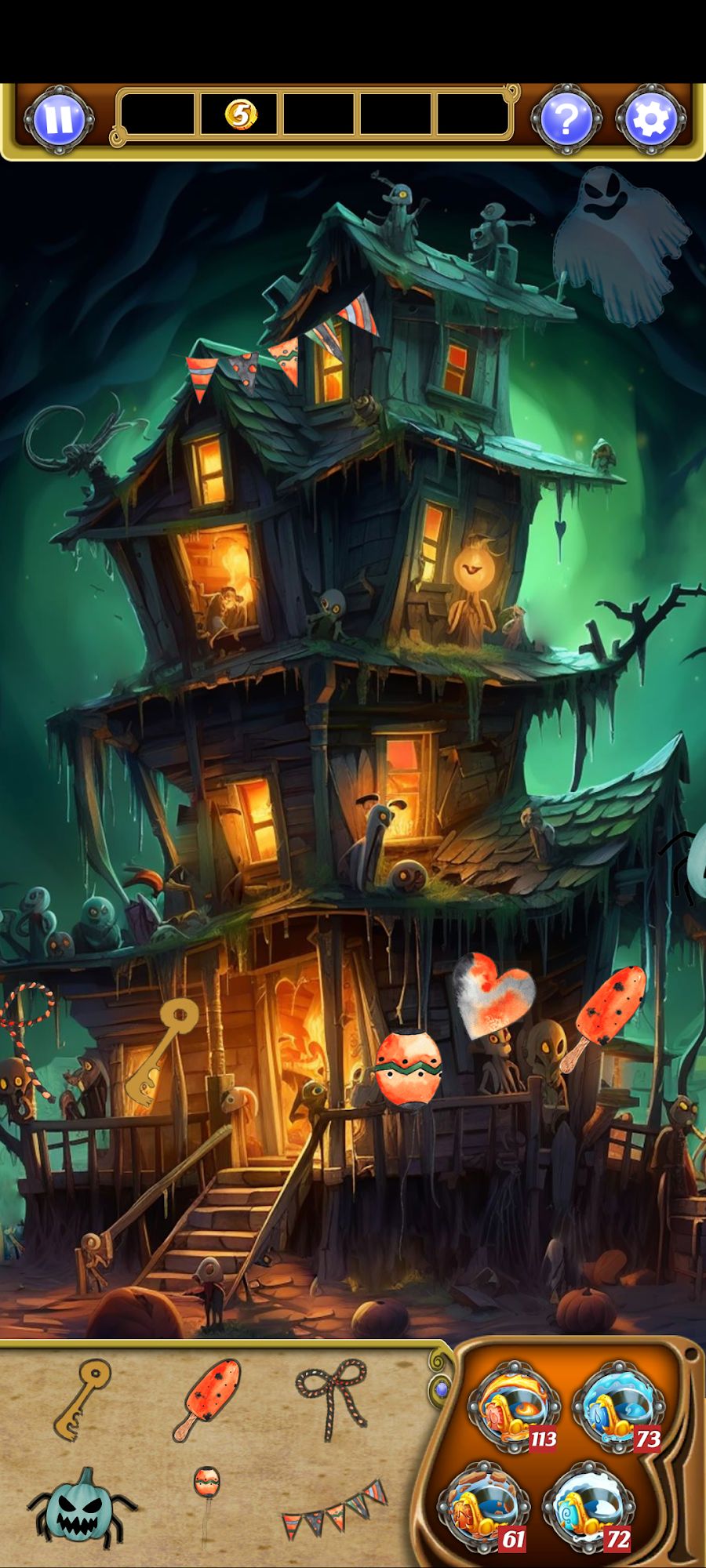 Full version of Android apk app Hidden Object: Happy Halloween for tablet and phone.
