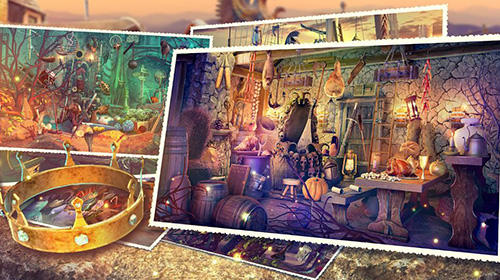 Full version of Android apk app Hidden objects haunted thrones: Find objects game for tablet and phone.