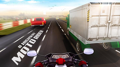 Full version of Android apk app Highway moto rider: Traffic race for tablet and phone.