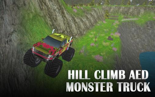 Full version of Android Hill racing game apk Hill climb AED monster truck for tablet and phone.