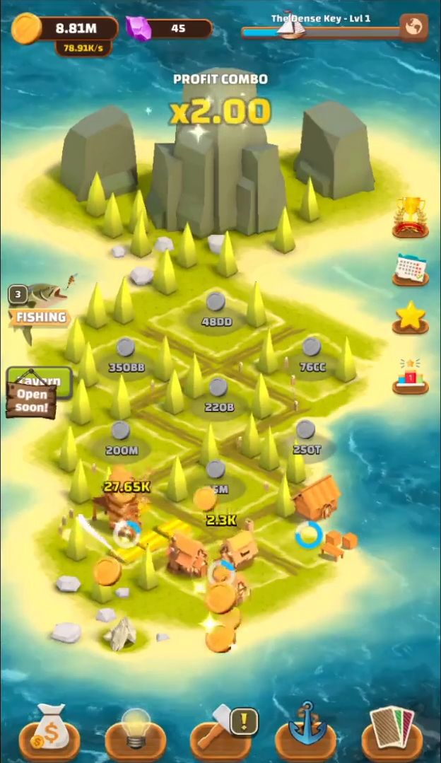 Full version of Android apk app Idle Islands Empire: Building Tycoon Gold Clicker for tablet and phone.