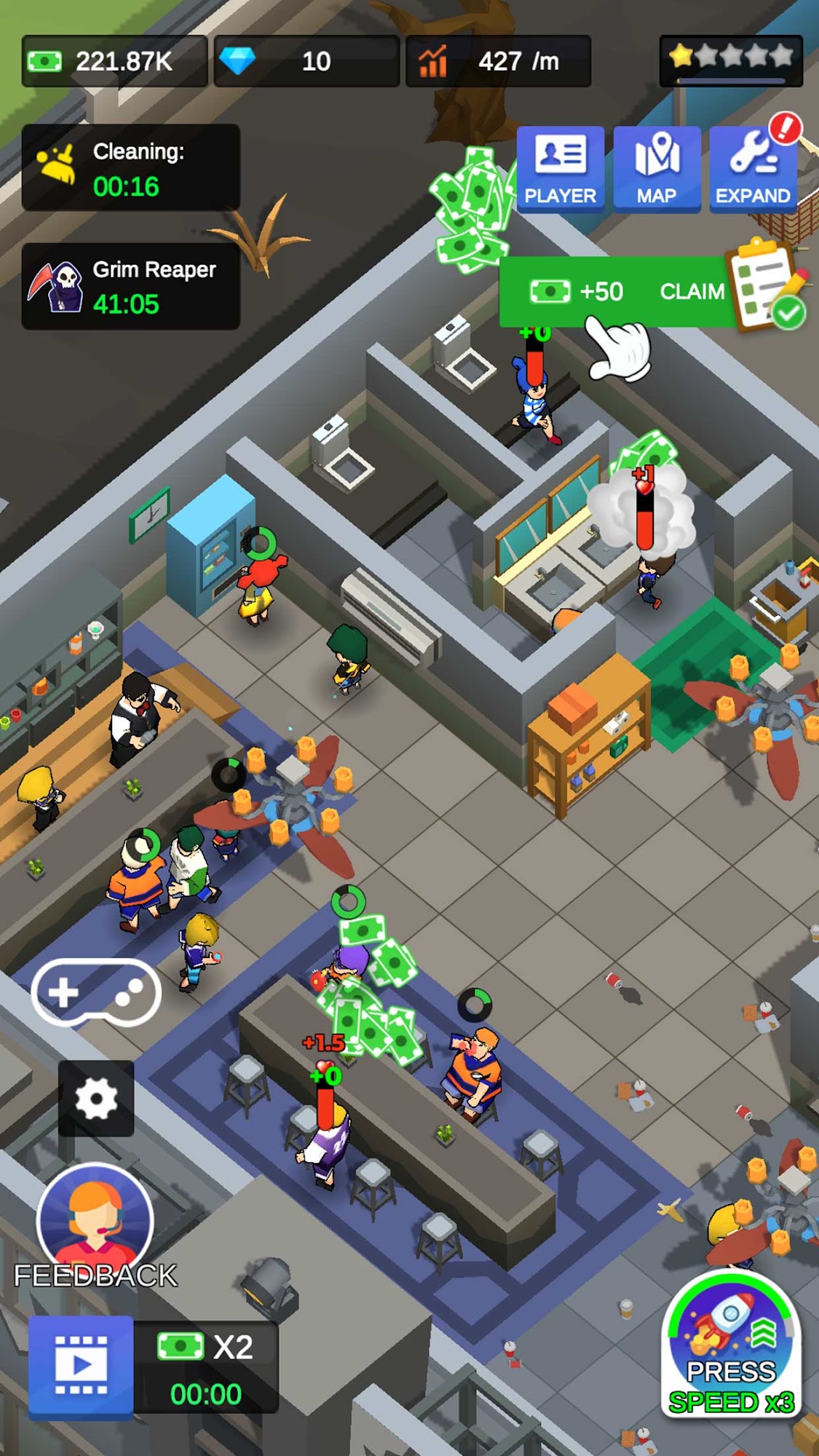 Full version of Android apk app Idle Mystery Room Tycoon for tablet and phone.