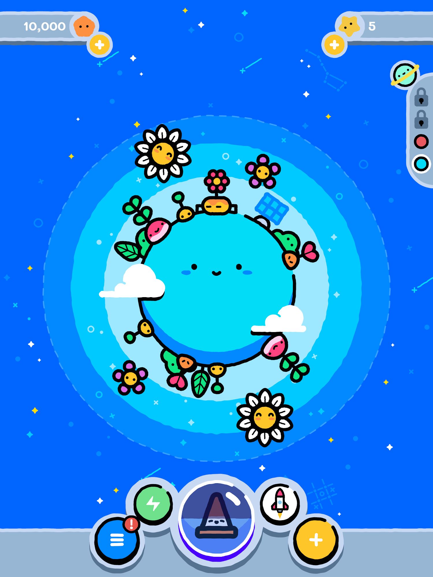 Full version of Android apk app Idle Pocket Planet for tablet and phone.