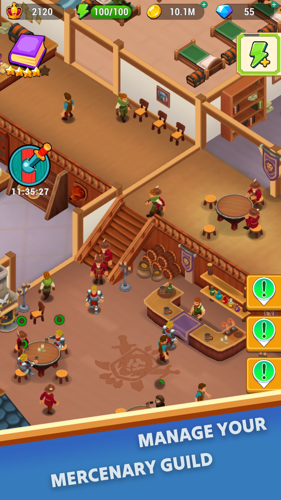 Full version of Android apk app Idle Quest Giver for tablet and phone.