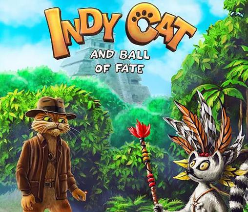 Download Indy cat and ball of fate: Match 3 Android free game.