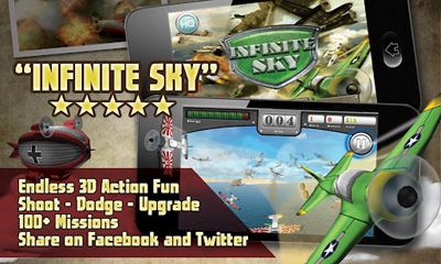 Full version of Android Arcade game apk Infinite Sky for tablet and phone.