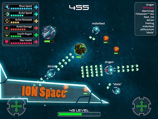 Download Ion space Android free game.