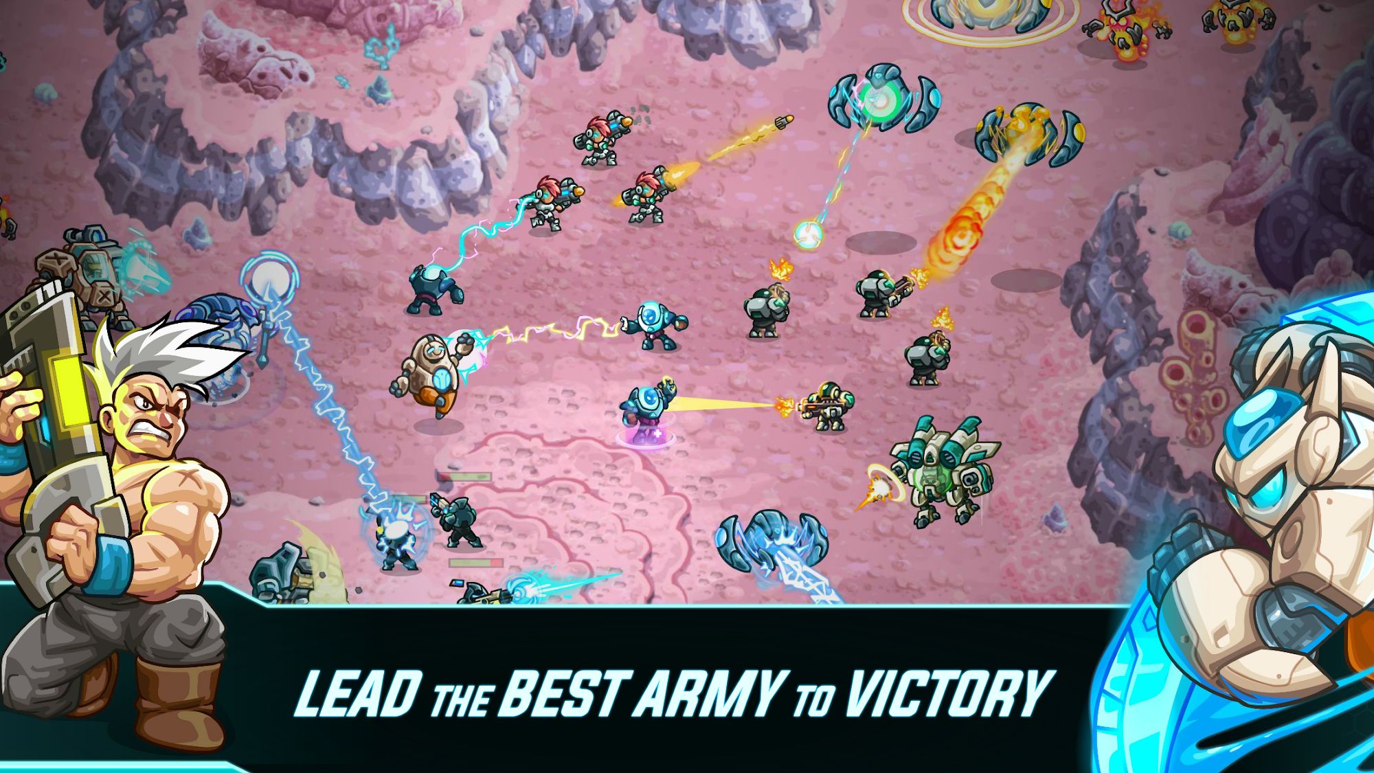 Full version of Android apk app Iron Marines Invasion RTS Game for tablet and phone.
