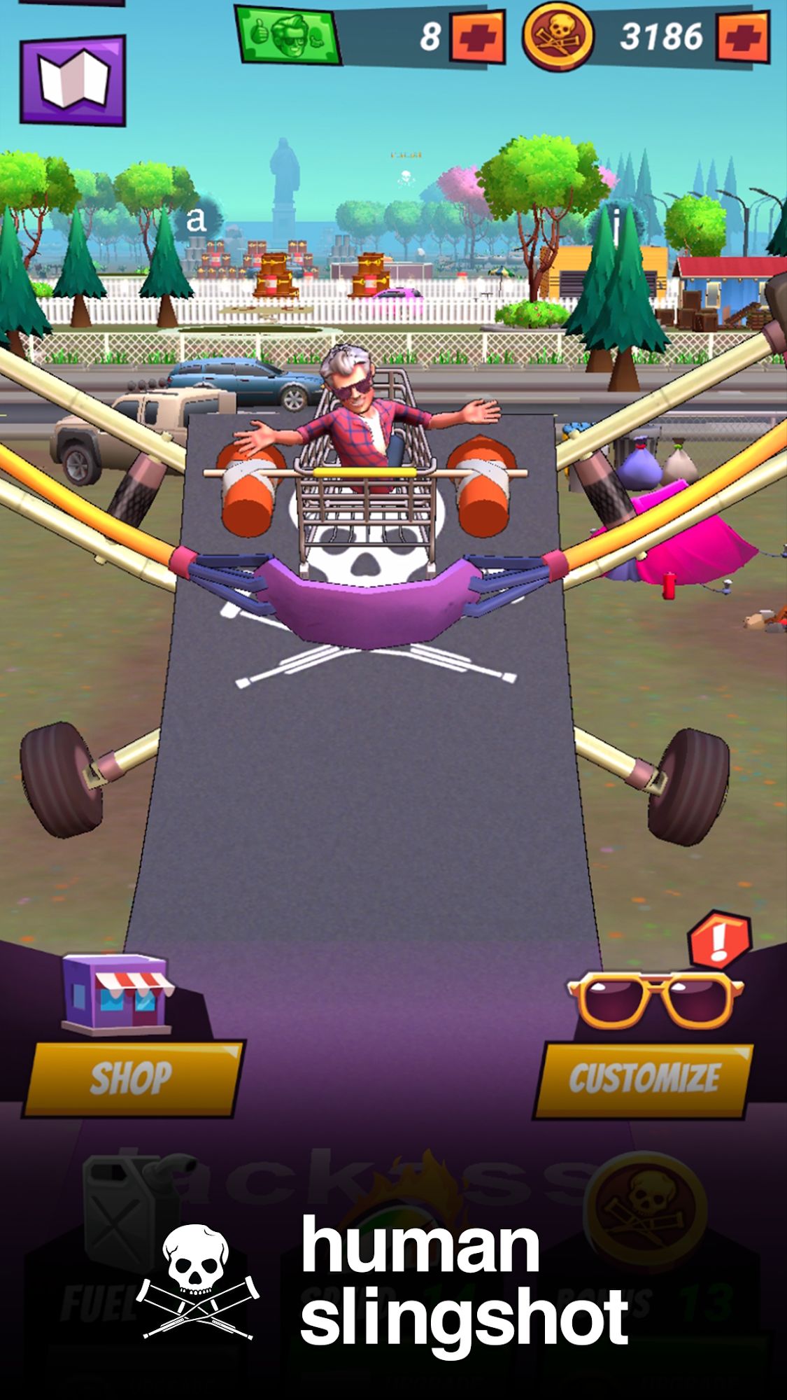 Full version of Android apk app Jackass Human Slingshot for tablet and phone.