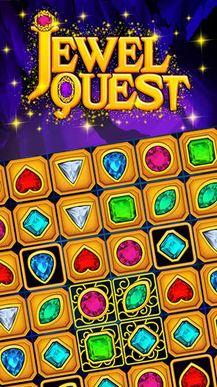 Full version of Android Match 3 game apk Jewel quest for tablet and phone.