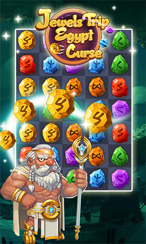 Full version of Android Match 3 game apk Jewel trip Egypt curse for tablet and phone.