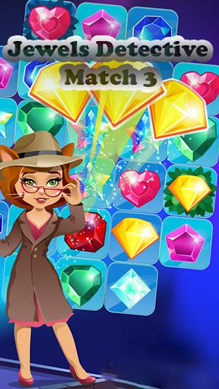 Full version of Android Match 3 game apk Jewels detective: Match 3 for tablet and phone.