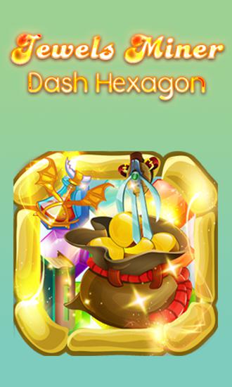 Full version of Android Match 3 game apk Jewels miner: Dash hexagon for tablet and phone.