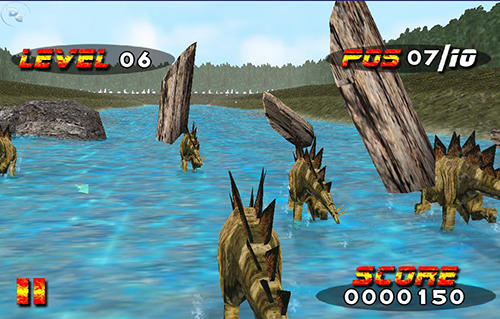 Full version of Android apk app Jurassic race for tablet and phone.