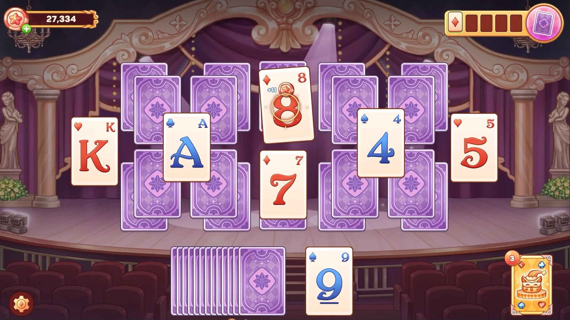 Full version of Android apk app Kawaii Theater Solitaire for tablet and phone.