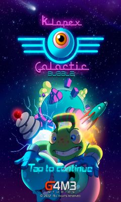 Full version of Android Arcade game apk Klopex Galactic Bubble for tablet and phone.