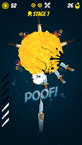 Full version of Android apk app Knife hit planet dash: Flip attack for tablet and phone.