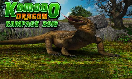 Full version of Android Animals game apk Komodo dragon rampage 2016 for tablet and phone.
