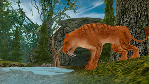Full version of Android apk app Life of sabertooth tiger 3D for tablet and phone.