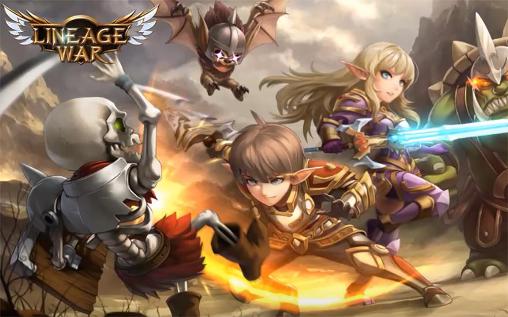 Full version of Android Anime game apk Lineage war for tablet and phone.