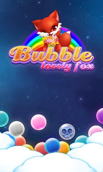 Download Lovely fox bubble Android free game.