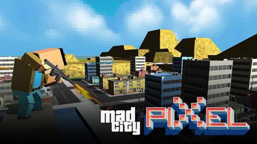 Full version of Android Third-person shooter game apk Mad city: Pixel's edition for tablet and phone.