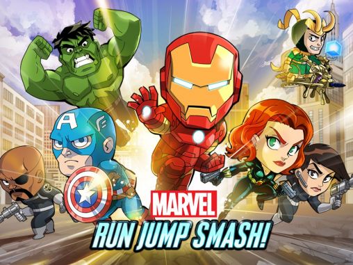Download Marvel: Run jump smash! Android free game.