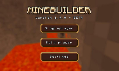 Full version of Android Multiplayer game apk Minebuilder for tablet and phone.