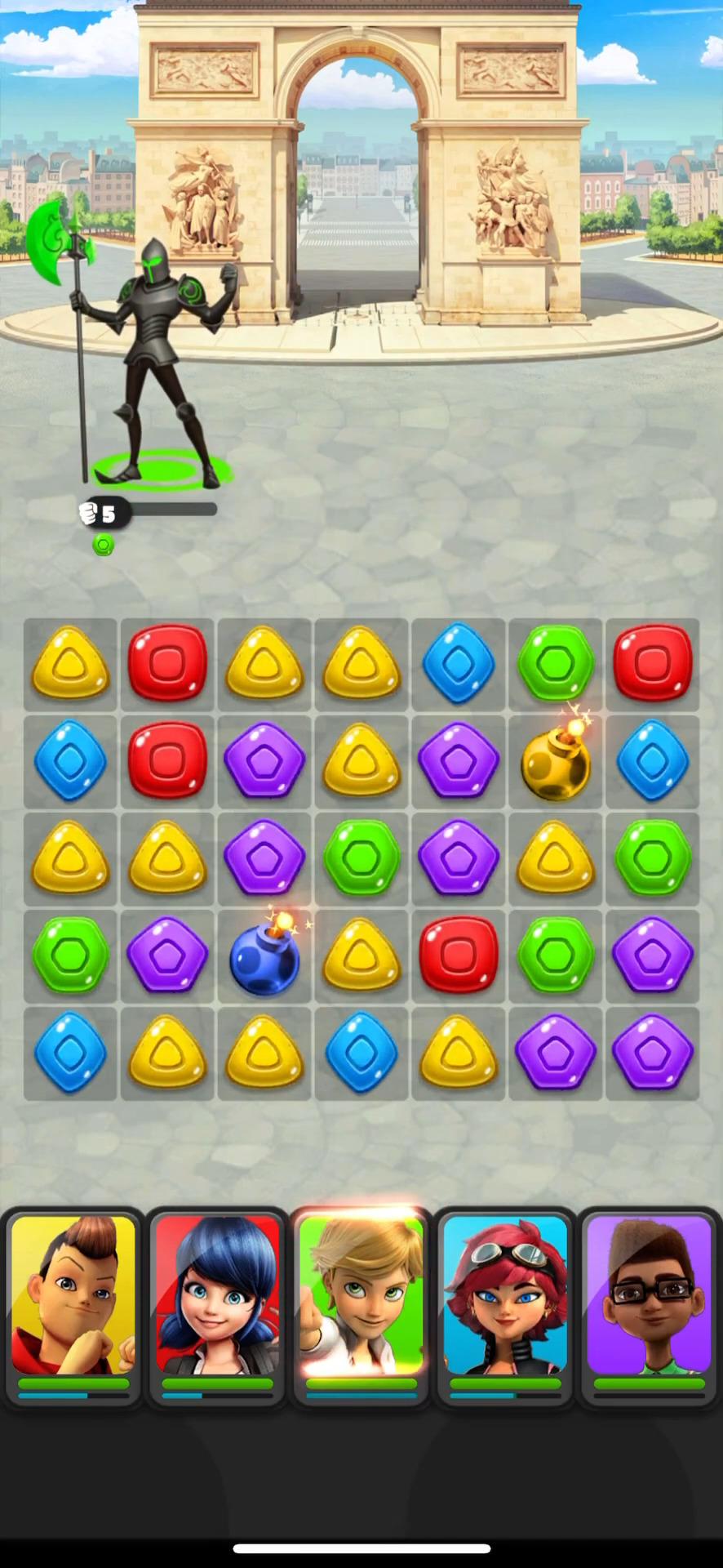 Full version of Android apk app Miraculous Puzzle Hero Match 3 for tablet and phone.