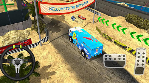 Full version of Android apk app Monster truck XT airport derby for tablet and phone.