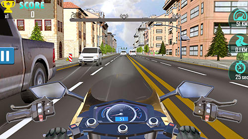 Full version of Android apk app Moto racing: Traffic rider for tablet and phone.