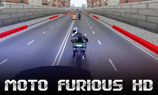 Full version of Android Track racing game apk Moto furious HD for tablet and phone.