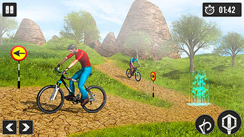 Full version of Android apk app MTB downhill cycle race for tablet and phone.