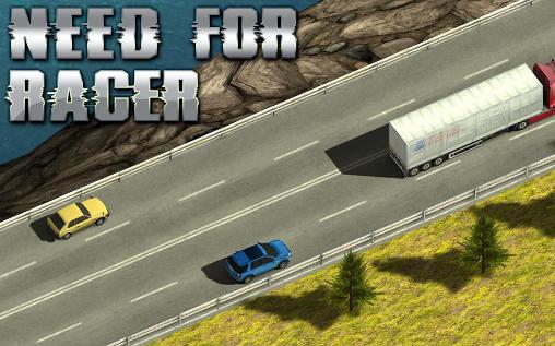 Full version of Android 3D game apk Need for racer for tablet and phone.